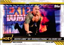 2021 Topps WWE NXT - Dexter Lumis Def. Roderick Strong Via Count-Out #42