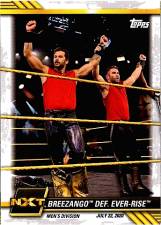 2021 Topps WWE NXT Wrestling Card - Breezango NXT-48
