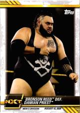 2021 Topps WWE NXT Wrestling Card - Bronson Reed NXT-57