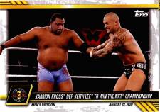 2021 Topps WWE NXT - Karrion Kross Def. Keith Lee #62