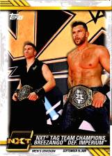 2021 Topps WWE NXT Wrestling Card - Breezango NXT-67