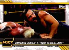 2021 Topps WWE NXT - Cameron Grimes Attacks Dexter Lumis #75