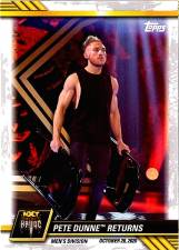 2021 Topps WWE NXT Wrestling Card - Pete Dunne NXT-81