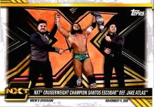 2021 Topps WWE NXT - Santos Escobar Def. Jake Atlas #86