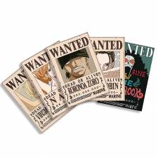 ONE PIECE - POSTCARDS - WANTED SET 2