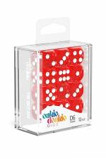 OAKIE DOAKIE DICE D6 DICE 16MM SPECKLED: RED (12)