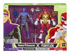 POWER RANGERS X TMNT LIGHTNING COLLECTION -MORPHED RAPHAEL & FOOT SOLDIER TOMMY 15CM