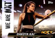 2021 Topps WWE NXT We Are NXT Wrestling Card - Dakota Kai NXT-10