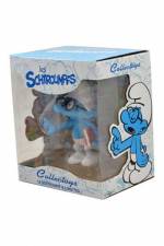 THE SMURFS COLLECTOR COLLECTION STATUE BRAINY SMURF 15 CM