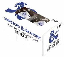 ULTRA PRO DICE: DUNGEONS & DRAGONS - HEAVY METAL ICEWIND DALE D20 SET