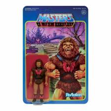 MASTERS OF THE UNIVERSE - REACTION ACTION FIGURE - GRIZZLOR 10 CM