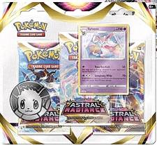 POKEMON TCG - SWORD AND SHIELD 10 ASTRAL RADIANCE 3-PACK BOOSTER (SYLVEON) - EN